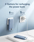VEGER Portable Charger for iPhone, Built-in Cables and Wall Plug, 10000mAh Slim Fast Charging Power Bank
