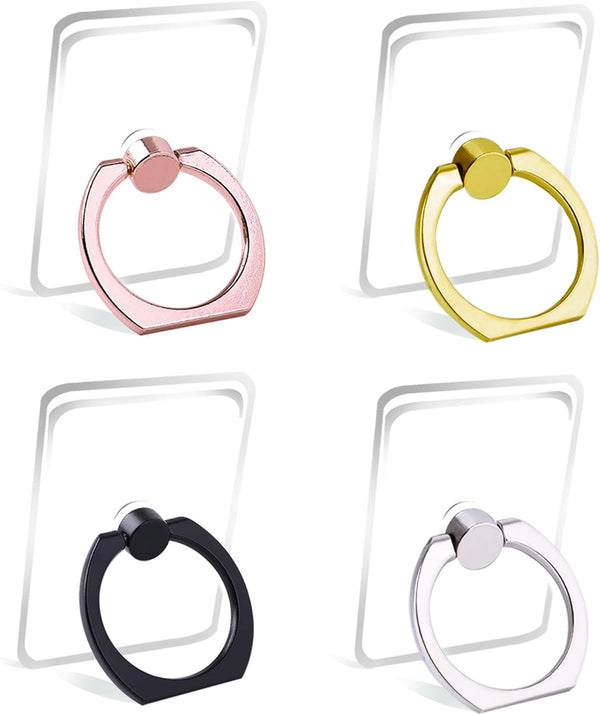 Exoer Cell Phone Ring Holder Stand Transparent Finger Grip Loop Finger Ring Stand