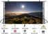 UPXIO 8x8ft Mountain Night View Backdrop with City Lights and Dark Sky Photo Background Tapestry for Evening