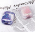 SGVAHY Clear Airpods Case with Keychain - Purple, Soft Silicone, Wireless Charging, Shockproof, Cute Bling Quicksand