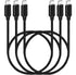 USB C to USB C Cable 2ft 3-Pack, 240W Fast Charging Cord Compatible for iPhone 15/15 Plus/Pro, Galaxy S23/S22