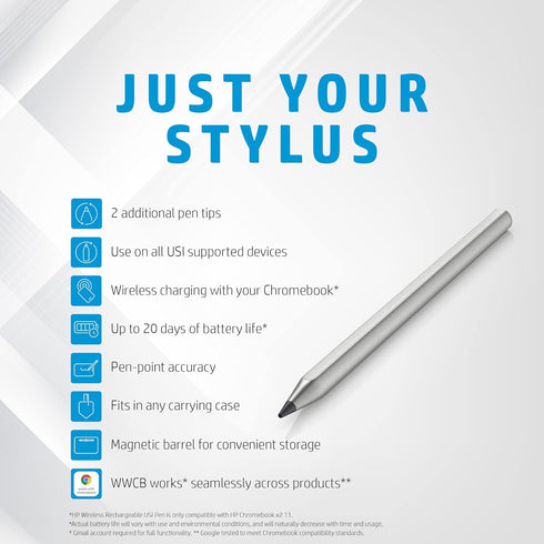 HP 1.0 Wireless Rechargeable USI Pen NSV