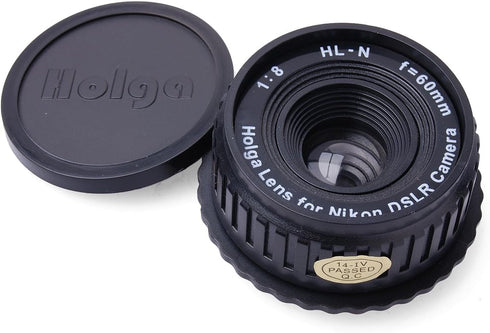 HOLGA 60mm f/8 Lens for Nikon DSLR (Black)