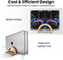 Premium Wood Vertical Laptop Stand, Adjustable Dual Slot Bamboo Holder for MacBook, Dell, HP, Space-Saving Desktop