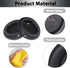 Adhiper Q30 Ear Pads for Anker Soundcore Life Q30 & Q35 Headphones, Soft Memory Foam & Protein Leather (Black)