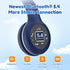 EarFun K2 Kids Bluetooth Headphones, Volume Limited, 40H Playtime, Foldable Over-Ear Headphones with Mic for