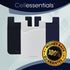USA Merchant Redesigned Card Holder - Silicone Stick on Cell Phone Wallet for Credit Card ID - Black, White, Navy