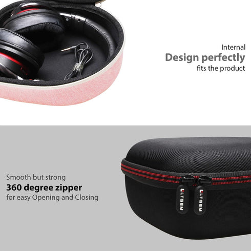 Headphone Headset Case Compatible with JBL, Beats, Sony, Soundcore, Light Purple