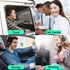 Trucker Bluetooth Headset with Microphone, Wireless Cell Phone Headphone, On Ear Design for Home Office