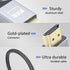 4K Cable,90 4K etc.(50cm) RIIEYOCA Micro HDTV to HDTV Adapter Degree Left Angle Micro hdtvMale to hdtvMale Aluminum