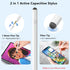 Stylus Pen for iPad, 2 in 1 Active and Capacitive Apple Pen, Fast Charge Apple iPad 10th Generation Pencil, Compatible with iPad Pro 11/12.9", iPad 6/7/8/9/10, iPad Air 3/4/5, iPad Mini 5/6 (White)