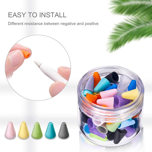 LINGXIU 16 Pack 1st 2nd (16 Silicone Nibs Tips Cover Compatible with Apple Pencil and Generation, Silicone Nibs Caps