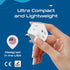 Ceptics UK Travel Plug Adapter, 2 in 1 Type G Adapter, US to UK Adapter with Dual USA Inputs, 3 Pack