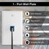 FGB 20-Pack 1-Port Keystone Wall Plate, Low-Profile Single Gang Wall Plates for RJ45, HDMI, Coax Inserts, White