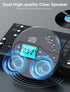 AFU 2000mAh 3.5mm MP3 Portable CD Player with Rechargeable Battery-Bluetooth Connect CD Player with Headphones Jack,FM