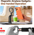 Fioenna 360 Airplane Travel Essentials Phone Holder, for Magsafe Universal Degree Rotation Airplane Gadgets Phone Mount