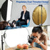 WELLMAKING 32 Inch (80cm) 5 1 Reflector Photography, Collapsible Light Reflector with Bag & tilt Adapter, in Handle