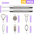 ZeriLion 16 Pack SIM Card Ejector Tool Kit, Phone Tray Opener Pin for Easy Removal, Standard Key for Most Cell Phones