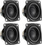 4pcs 2inch 4Ohm 10W Full Range Audio Speaker, Stereo Woofer Loudspeaker for Arduino (4pcs)