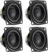 4pcs 2inch 4Ohm 10W Full Range Audio Speaker, Stereo Woofer Loudspeaker for Arduino (4pcs)