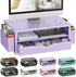 gianotter Desk Organizers and Accessories, Monitor Stand with Drawer and 2 Pen
