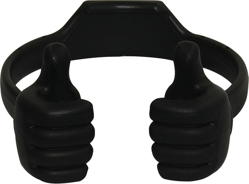 Honsky Black Thumbs-up Cell Phone Stand Holder, Adjustable Tablet Cradle for Desk, Smartphone, Tablets
