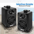 PYLE Outdoor Speakers, Waterproof Marine Grade, Universal Mounting, Heavy Duty ABS Construction for Indoor/Outdoor Use