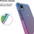 Ailiber Phone Case for TCL 30Z, Alcatel TCL 30Z with Screen Protector(T602DL), Heavy Duty Silicone Cover, Blue Pink