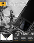 Lanhiem 17 6.9" for iPhone Pro Max Metal Case with Kickstand, Compatible with MagSafe, Built in Tempered Glass Screen