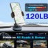 METINFUS 360 Vacuum Car Phone Holders, Upgrade Strong Suction Cup Phone Mount for Car, Adjustable Clamp Clip Phone