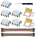5Pcs HC-SR501 PIR Motion Sensor Module + 2Pcs Exclusive Housing for Arduino Raspberry Pi Toys