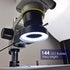 Microscope LED Ring Light Illuminator, 144 LED Bubbles for Lab Monocular Binocular Trinocular Stereo Microscope