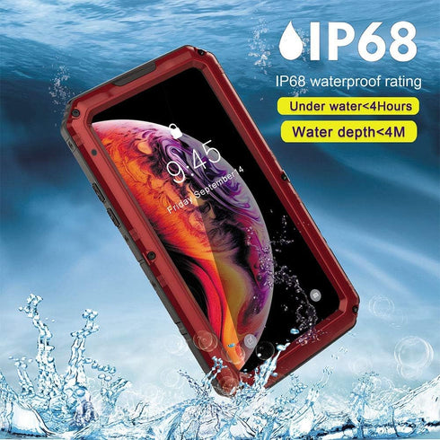 Beasyjoy iPhone Xs Max Case, Heavy Duty Waterproof Shockproof Tough Rugged Military Grade Defender with Built-in Screen