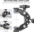 NEEWER Double Super Clamp Camera Mount with Magic Arm, Cold Shoes for Photography Reflector, Light Stand, and