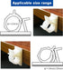 30 Pack Adjustable Cable Clips, Adhesive Nylon Wire Clamps for Desk Wall Cord Management