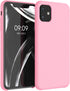 kwmobile Light Pink TPU Silicone Case for Apple iPhone 11 - Soft Finish Phone Cover