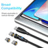 Ion 6 in 1 Magnetic Data Transmission & Fast Charging Cable, 100W PD, 540 Rotation, 1.8 Meter Length