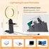 Evershop 2Packs-Ring Meetings,5" Light for Computer Laptop,Video Conference Lighting kit for Zoom Small Led Selfie