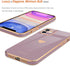 Teageo iPhone 11 Case for Women - Cute Love-Heart Bling, Soft Silicone, Full Camera Protection, Shockproof, Lavender.