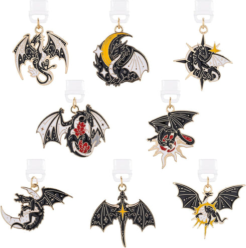 Type C Dust Plug Charm for Kindle - 8Pcs Dust Plug Charms