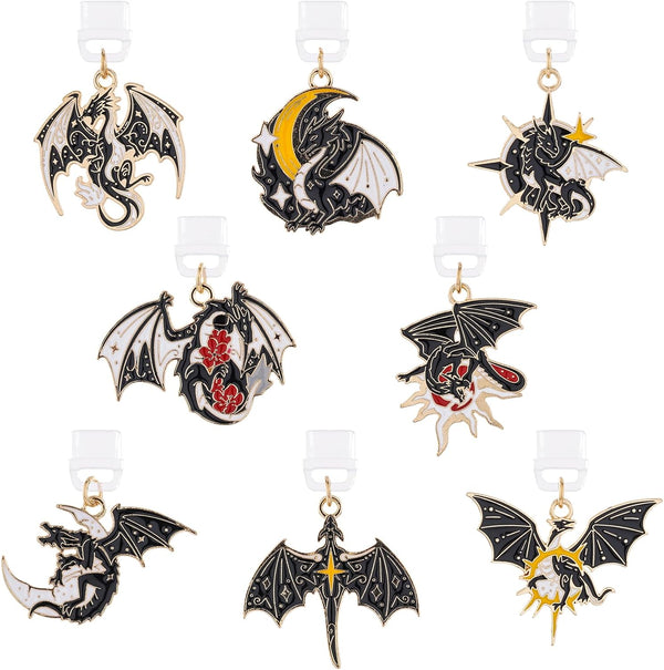 Type C Dust Plug Charm for Kindle - 8Pcs Dust Plug Charms