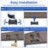Bedycoon TS4/ TS3 TS5 4/3/5 Metal Under Desk Mount Compatible with CalDigit Plus/ Dock+ Power Bricks Adjustable Under