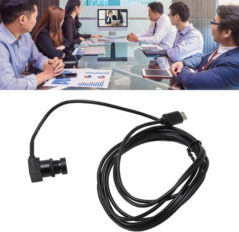 Zopsc 1080P 30FPS USB C Webcam with Microphone, Auto Low Light Correction, Plug and Play Camera for Laptop/Smartphone.