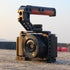 Wooden Camera Top Handle with 3 Cold Shoes, FUGASUN Grip for DSLR with 1/4", 3/8" Threaded Holes
