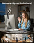 Evershop Phone/Webcam/Monitor,5" Ring Light for Laptop Desk Clip On,Small Computer Video Conference Lighting with Stand