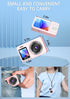 WABL 4K 64MP 18X 64GB 2 Pink Digital Camera, UHD Dual Screens Camera, Zoom, Portable Small Point and Shoot Digital