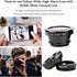 Silver 3 in 1 Cell Phone Camera Lens Kit, Universal Wide Angle Macro Fisheye Lens for iPhone Samsung Android