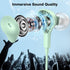 USB C Headphones Magnetic Wired Earbuds Noise Canceling in-Ear USB Type C Earphones with Microphone Volume Control Stereo for iPhone 15/15 Plus,Samsung Galaxy S24 Ultra S23 S22 S21FE A35,iPad,Pixel 7a