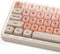 Rainy75 PBT Keycaps, Jelly Pink Keycap Foundation MOA Profile, 132 Keys Cute Custom