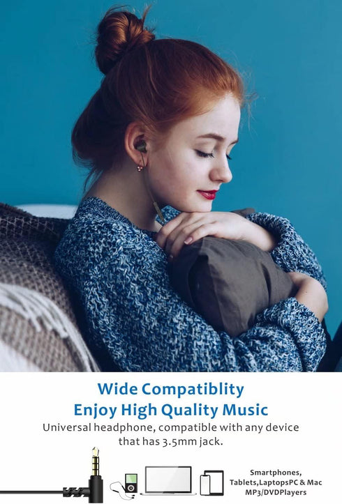 Sleep Earbuds, Hearprotek Ultra Soft Lightweight Silicone Sleeping Earphones with Volume Control and Mic